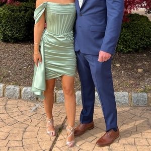 PROM/FORMAL GOWN! Satin cocktail dress